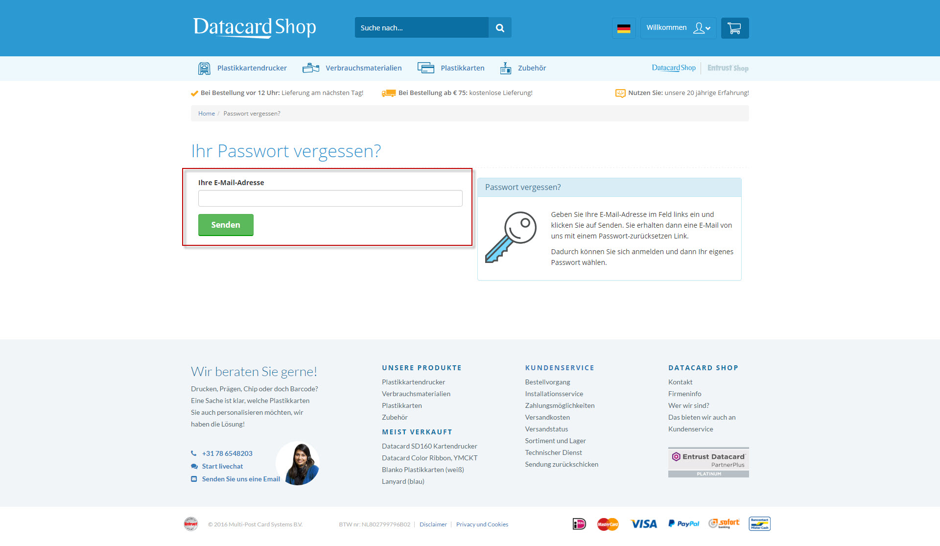 Passwort vergessen 2