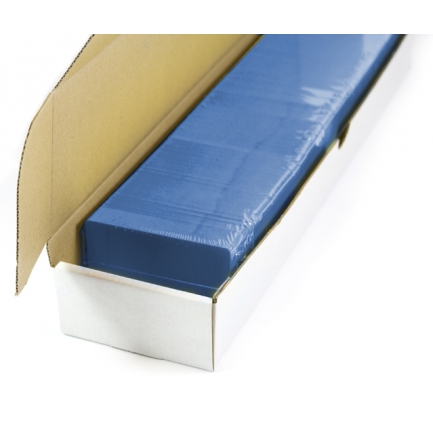 Blanco plastickaarten (blauw)