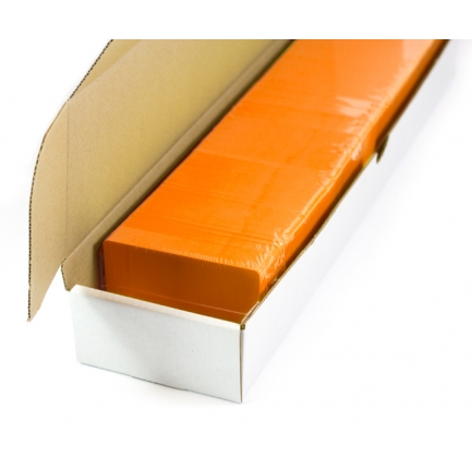 Blanco plastickaarten (oranje)